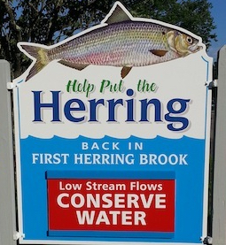 herring water conservation sign